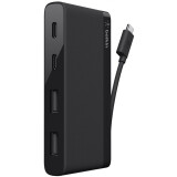 Hub USB Belkin USB-C 4-Port Mini Hub (USB Type-C) (F4U090btBLK)