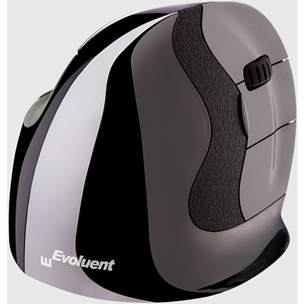 Mouse Evoluent Verticale Small D Right Black - VMDSW
