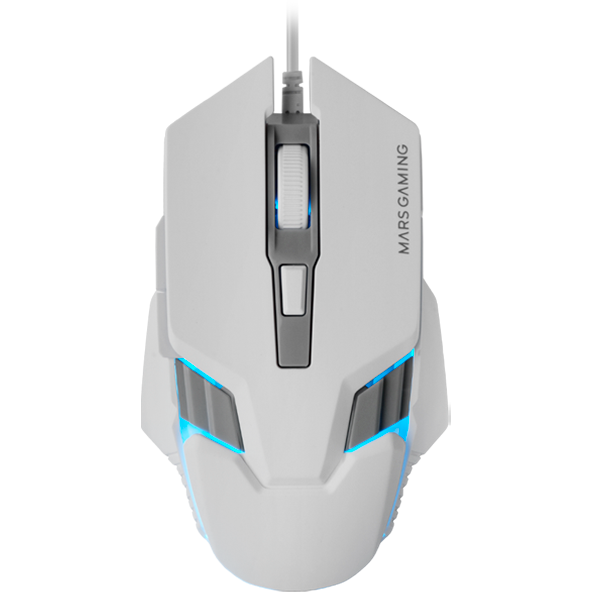 Mouse Mars Gaming MM024 RGB White - MM024W