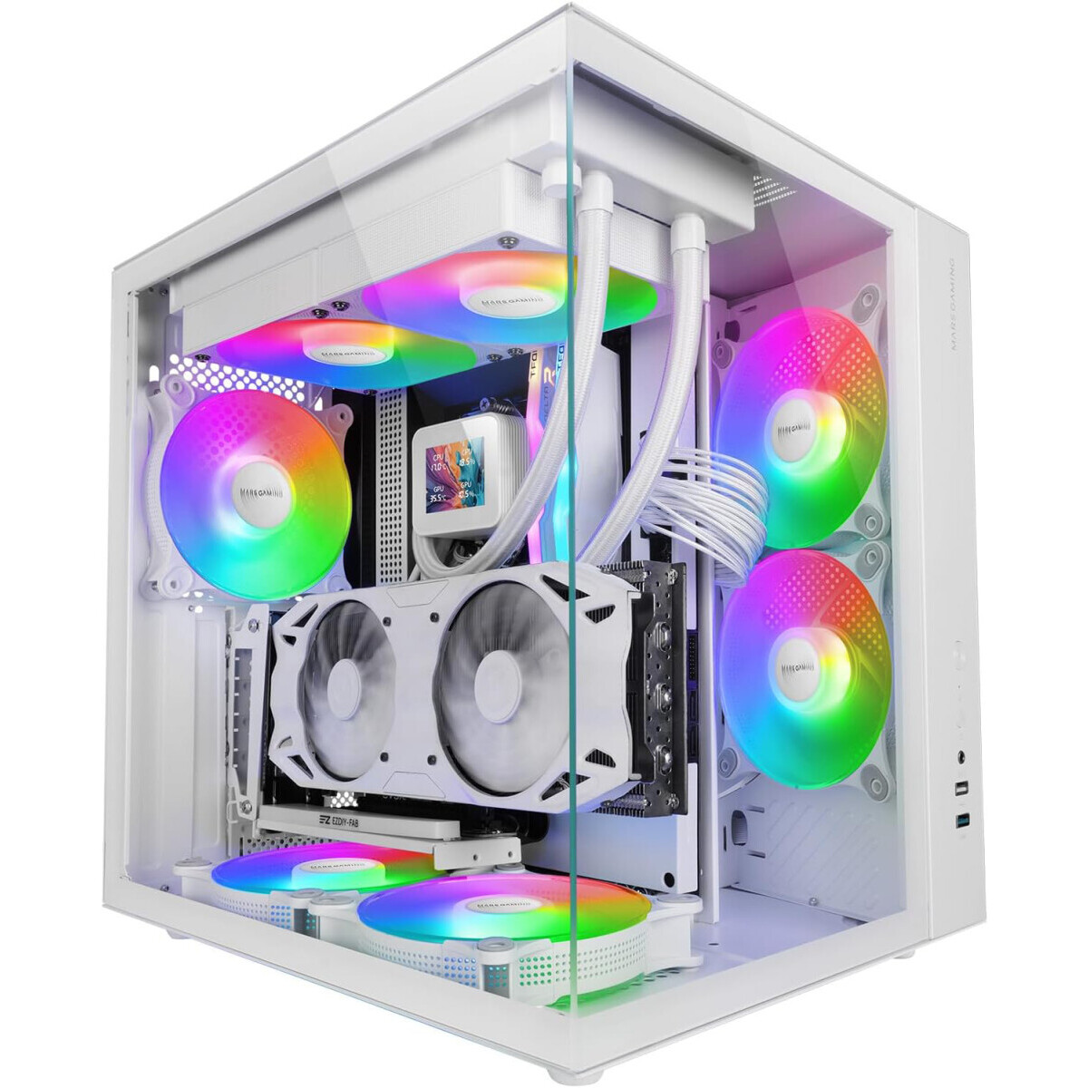 Case Mars Gaming MCV-ONE White - MCVONEW
