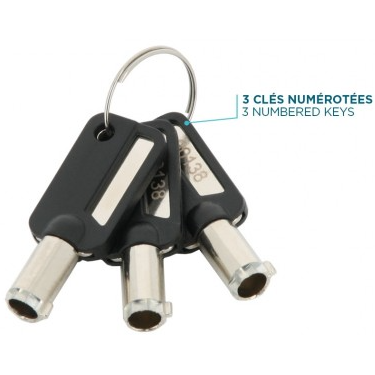 Cadenas pour ordinateur portable Mobilis T Lock Slim Rotating security (001325) - photo 3