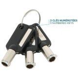 Cadenas pour ordinateur portable Mobilis T Lock Slim Rotating security (001326)