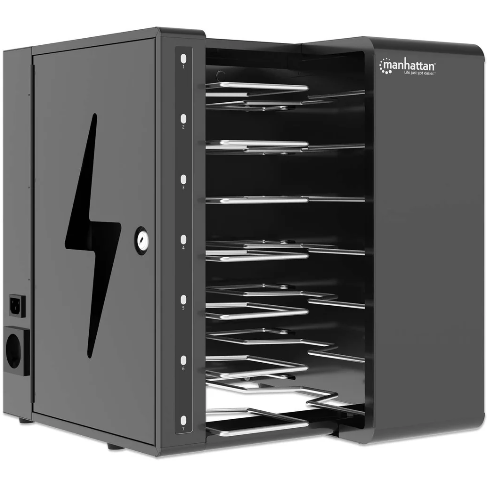 Laptop Charging Cabinet Manhattan 7-Port USB-C Desktop Charging Cabinet 65W - 181297 - photo 2