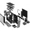 Boîtier Fractal Design Define 7 Dark TG Black - FD-C-DEF7A-03 - photo 15
