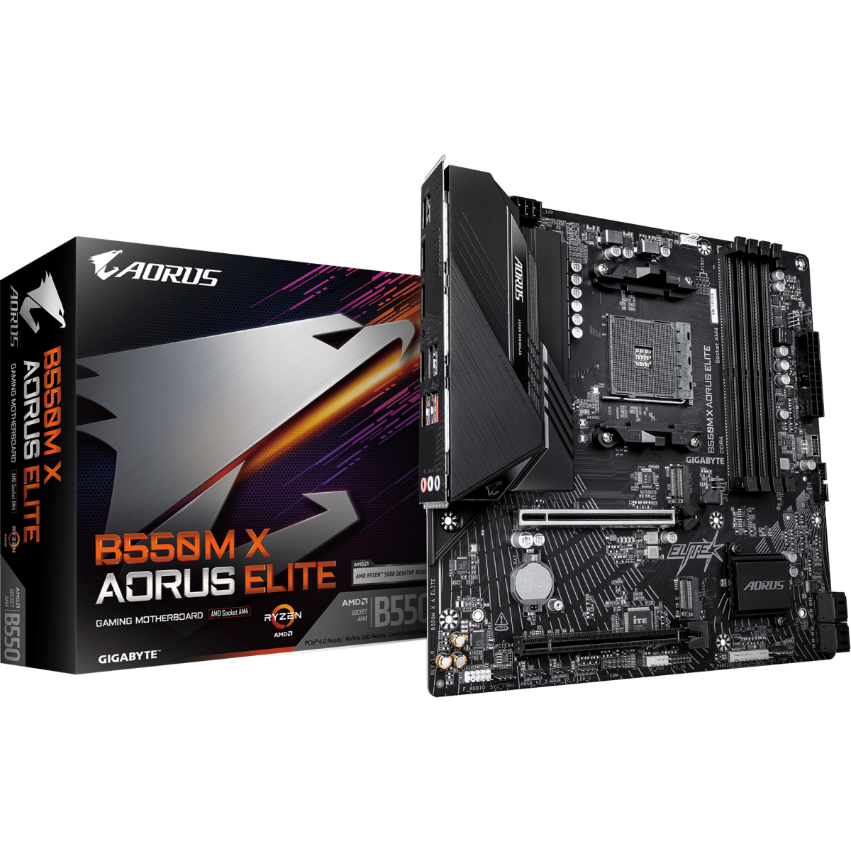 Carte mère Gigabyte B550M X AORUS ELITE - photo 4