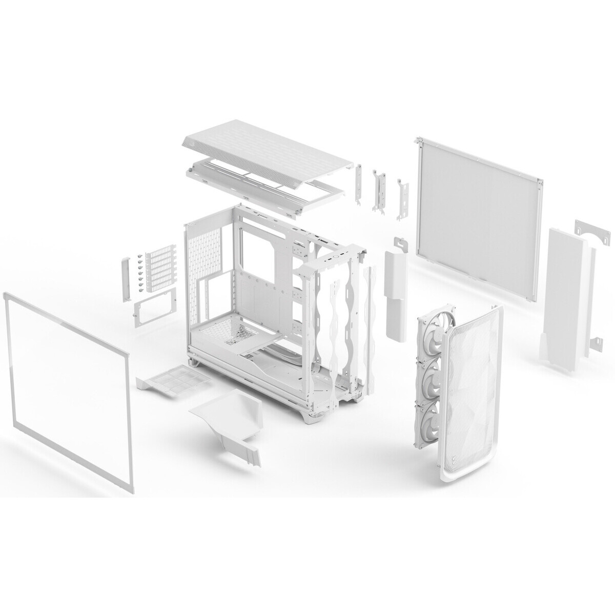 Boîtier Fractal Design Meshify 3 XL White RGB TG Clear Tint - FD-C-MES3X-06 - photo 13