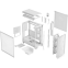 Boîtier Fractal Design Meshify 3 Ambience Pro RGB White TG Light Tint - FD-C-MES3A-05 - photo 13