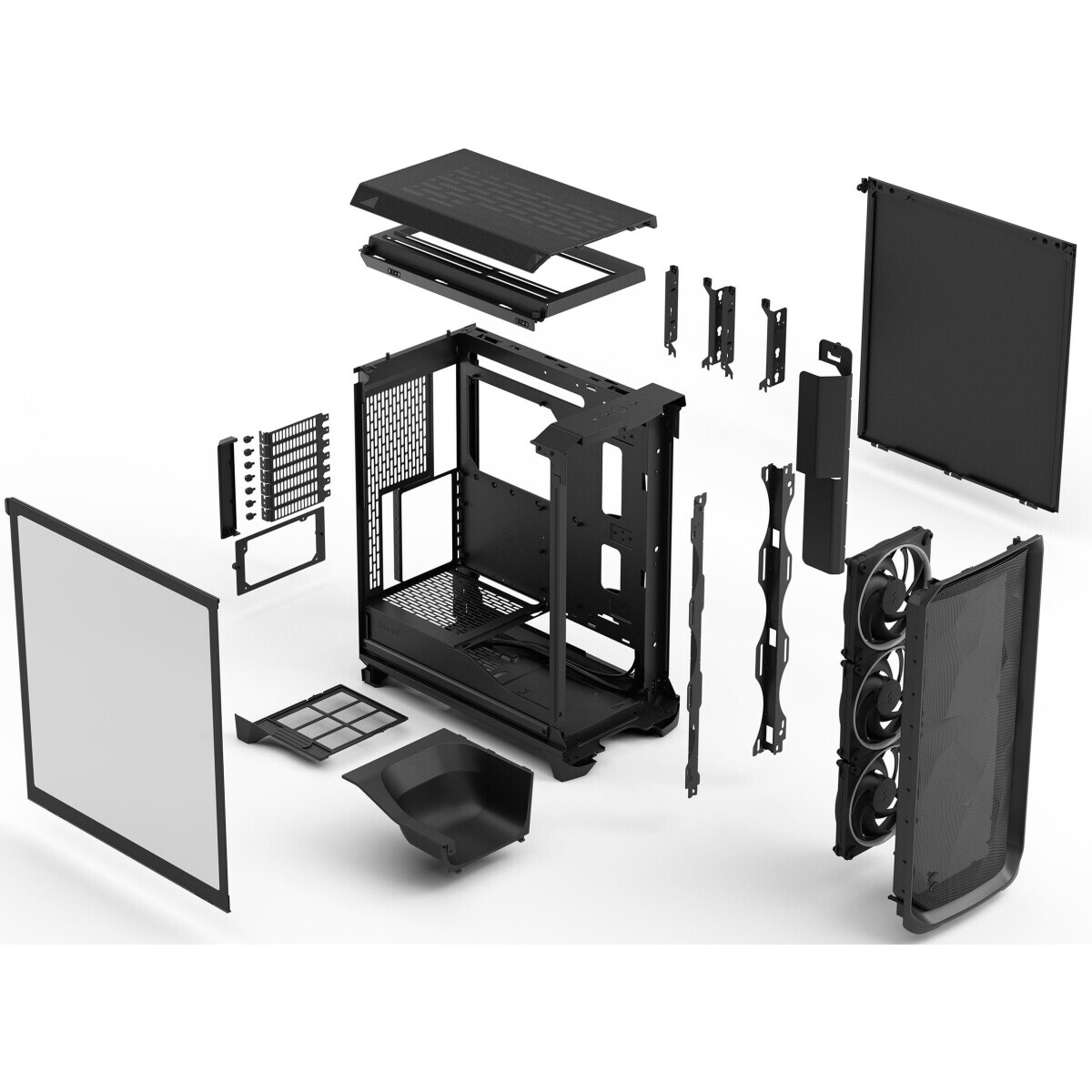 Boîtier Fractal Design Meshify 3 Black RGB TG Light Tint - FD-C-MES3A-06 - photo 14