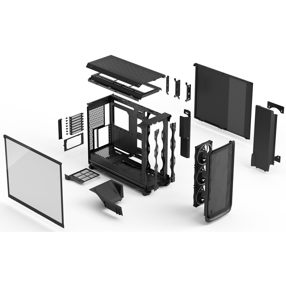 Boîtier Fractal Design Meshify 3 XL Black RGB TG Light Tint - FD-C-MES3X-04 - photo 13
