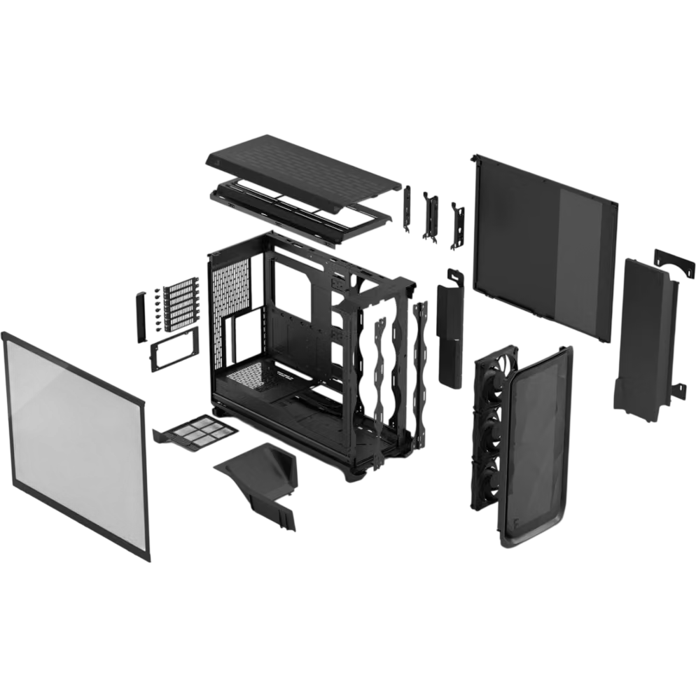 Boîtier Fractal Design Meshify 3 XL Black TG Light Tint - FD-C-MES3X-02 - photo 15