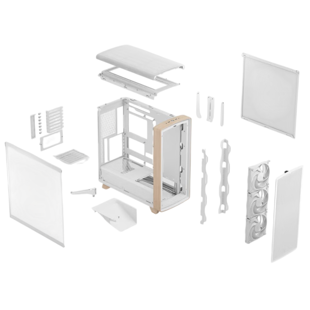 Boîtier Fractal Design Summit Chalk White TG Clear Tint - FD-C-SUM1A-02 - photo 14