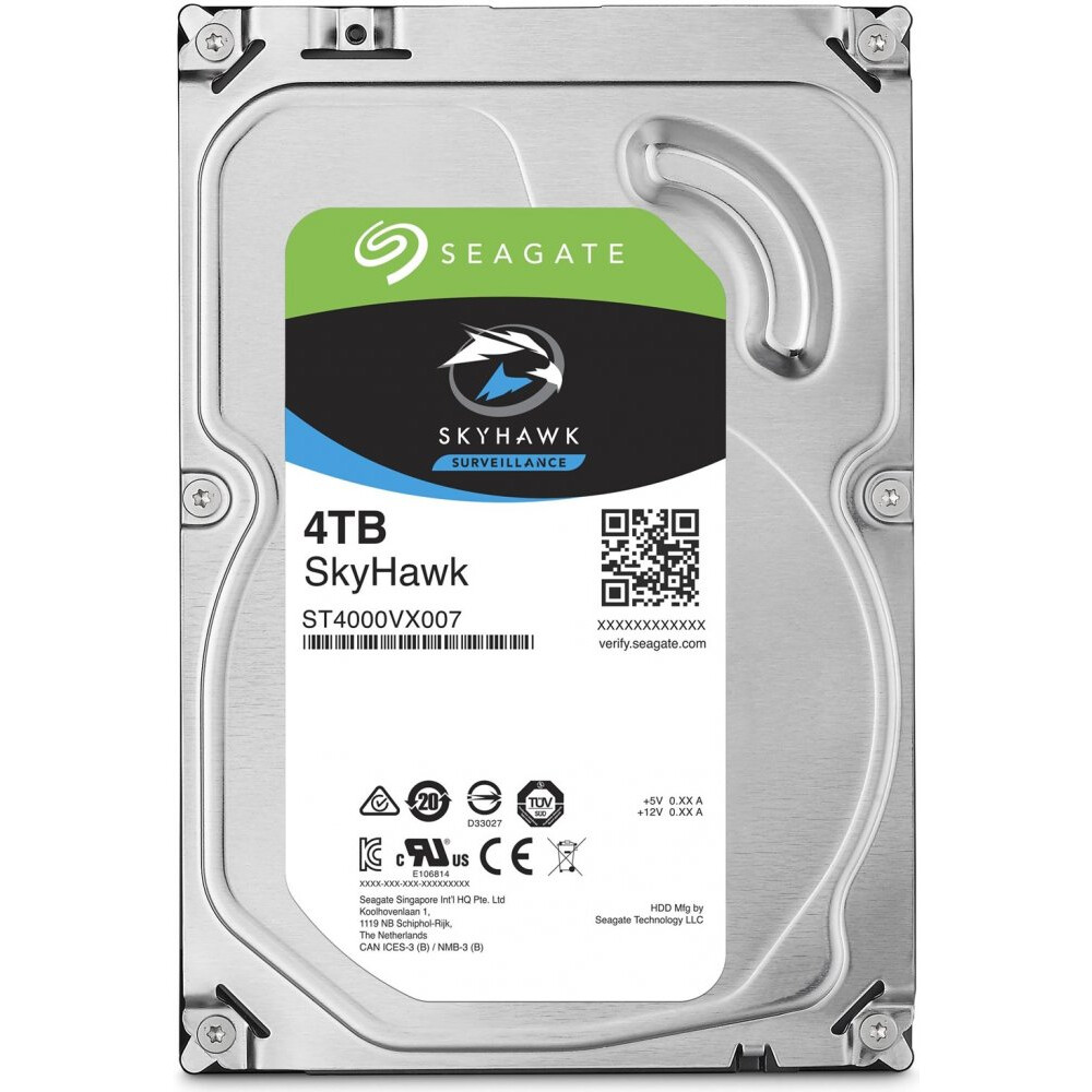 Cietais disks 4Tb SATA-III Seagate SkyHawk Surveillance (ST4000VX007)