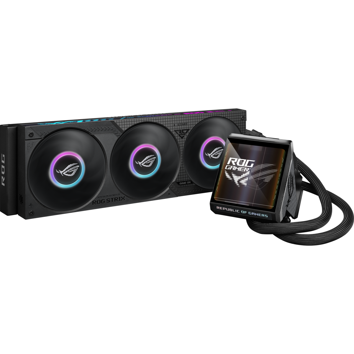 Liquid Cooling System ASUS ROG STRIX LC IV 360 ARGB LCD Black - 90RC01M1-B0EAY0