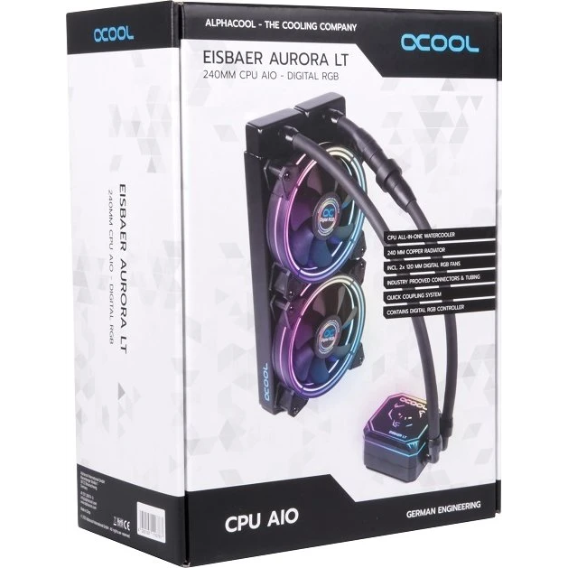 Système de refroidissement liquide Alphacool Eisbaer Aurora LT240 CPU AIO Digital RGB - 11678 - photo 10