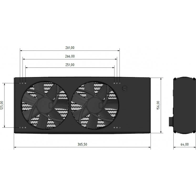 Liquid Cooling System Alphacool Eisbaer Extreme 280 Black Edition - 11594 - photo 12