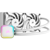 Système de refroidissement liquide Corsair iCUE H100i RGB ELITE White (CW-9060078-WW)
