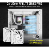 Système de refroidissement liquide Corsair iCUE H100i RGB ELITE White (CW-9060078-WW)