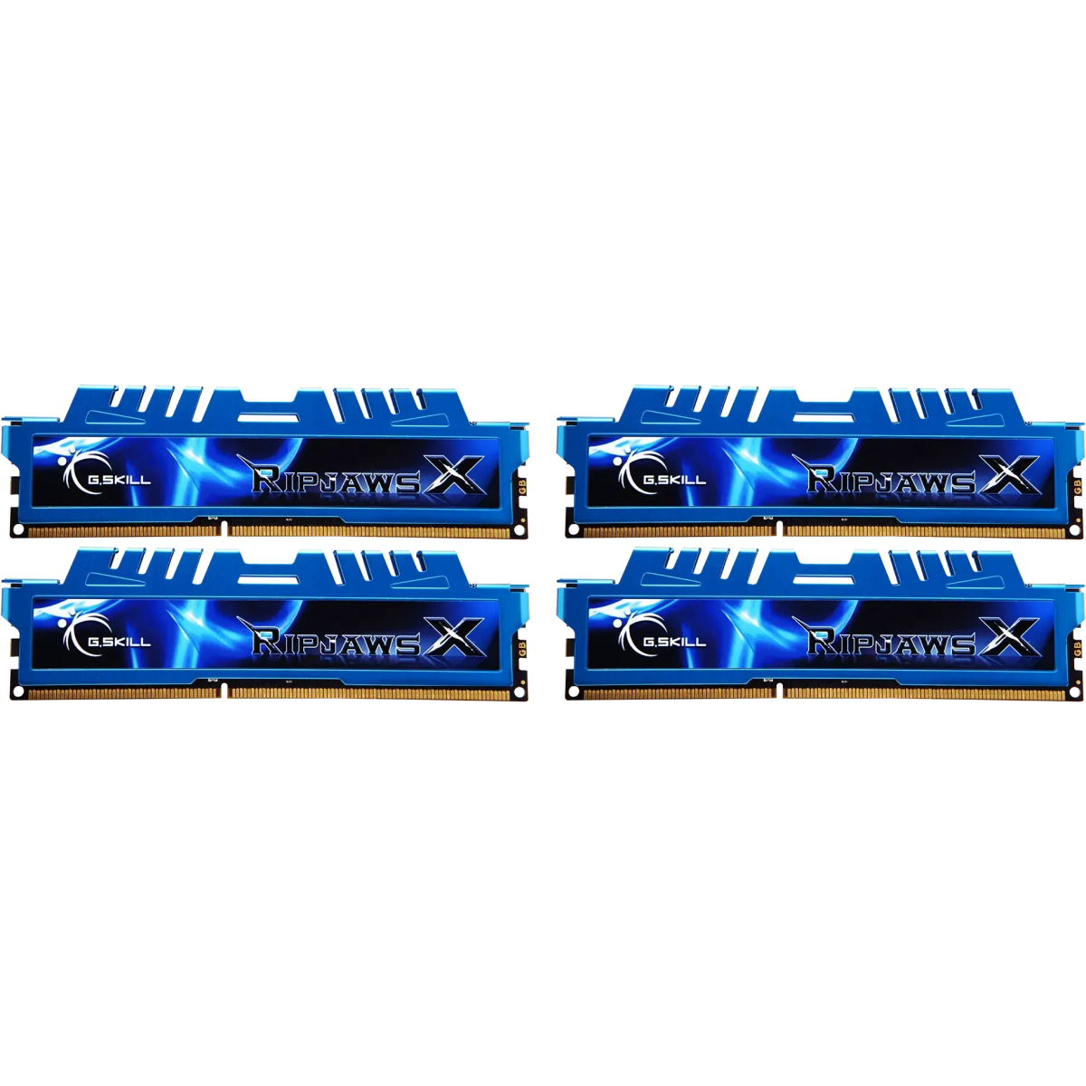 Mémoire vive 32GB DDR-III 1600MHz G.Skill RipjawsX (F3-1600C9Q-32GXM) (4x8GB KIT)