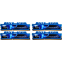 Mémoire vive 32GB DDR-III 1600MHz G.Skill RipjawsX (F3-1600C9Q-32GXM) (4x8GB KIT)