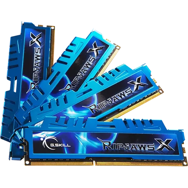 Mémoire vive 32GB DDR-III 1600MHz G.Skill RipjawsX (F3-1600C9Q-32GXM) (4x8GB KIT) - photo 2