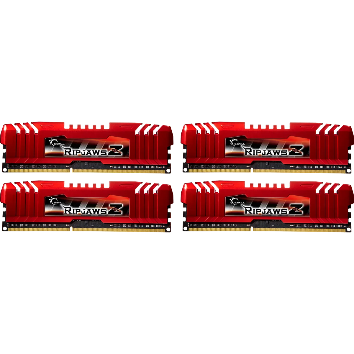 Mémoire vive 32GB DDR-III 1600MHz G.Skill RipjawsZ (F3-12800CL10Q-32GBZL) (4x8GB KIT)