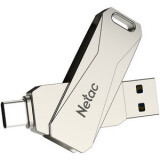 USB zibatmiņa 64Gb Netac U782C Silver (NT03U782C-064G-30PN)