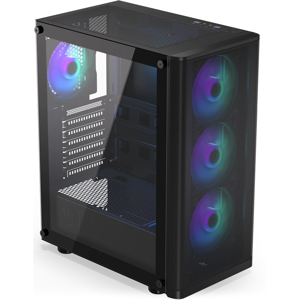 Boîtier Endorfy Ventum 200 ARGB Black - EY2A014 - photo 2