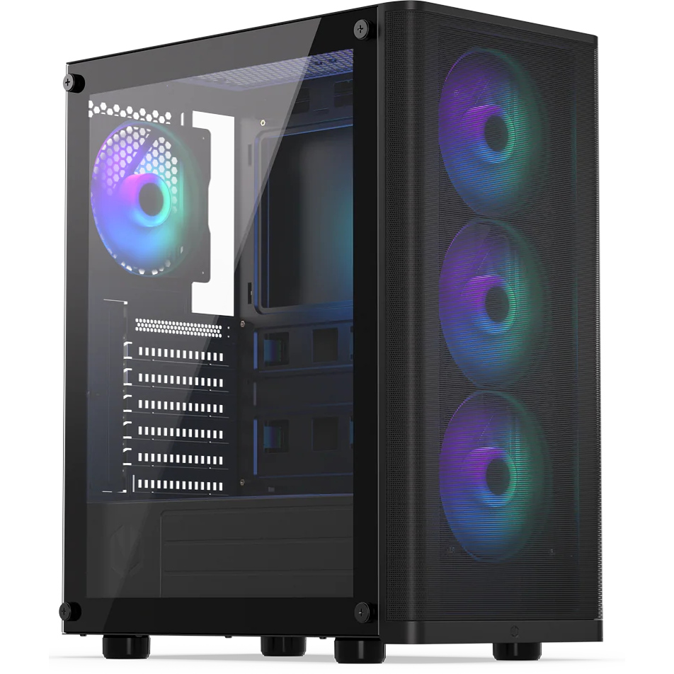 Boîtier Endorfy Ventum 200 ARGB Black - EY2A014