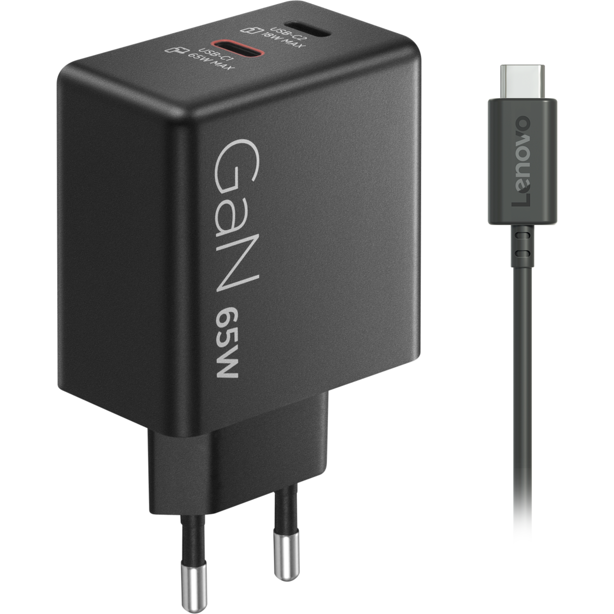 Laptop Power Supply Lenovo Dual USB-C 65W GaN Charger - G0A6065BEU - photo 5