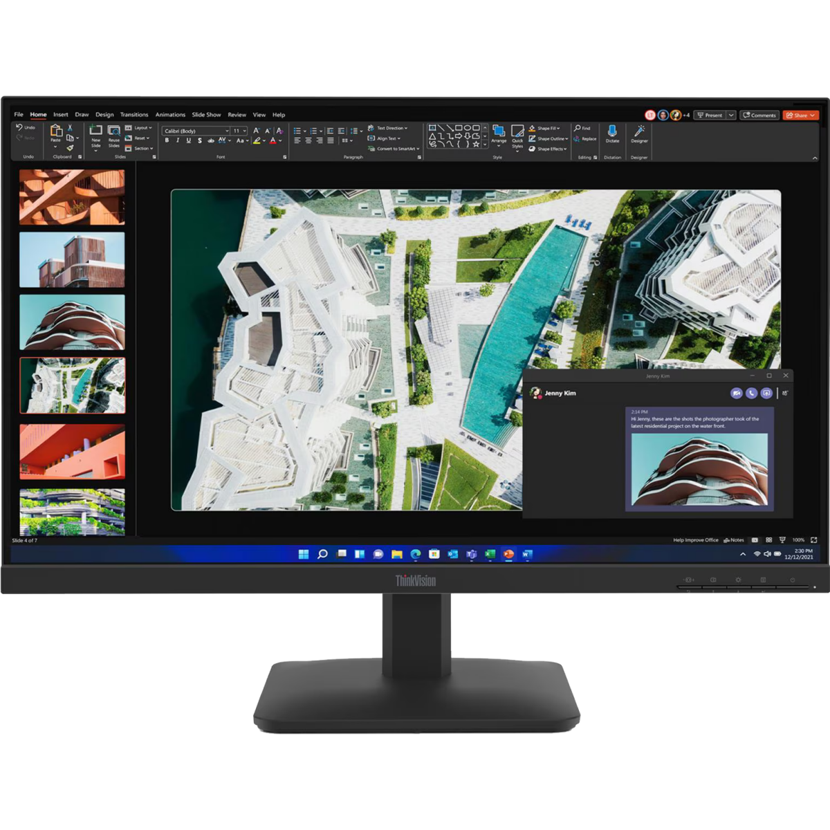 Écran Lenovo 27" ThinkVision S27-4e (64BEKAT1EU)