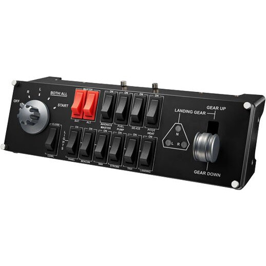 roue de gouvernail Logitech G Saitek Pro Flight Switch Panel (945-000012)