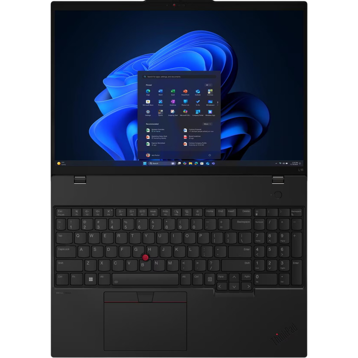 Ordinateur portable Lenovo ThinkPad L16 Gen 2 (Intel) (21SA0067PB) - photo 4