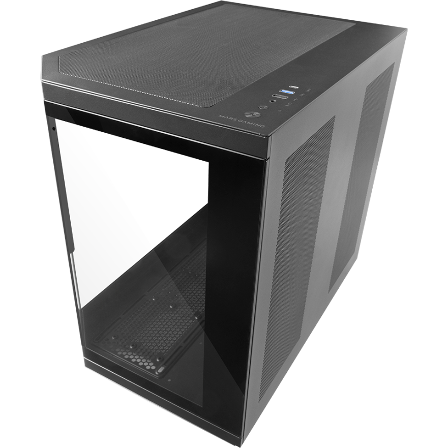 Boîtier Mars Gaming MC-3TCORELCD Black - photo 2