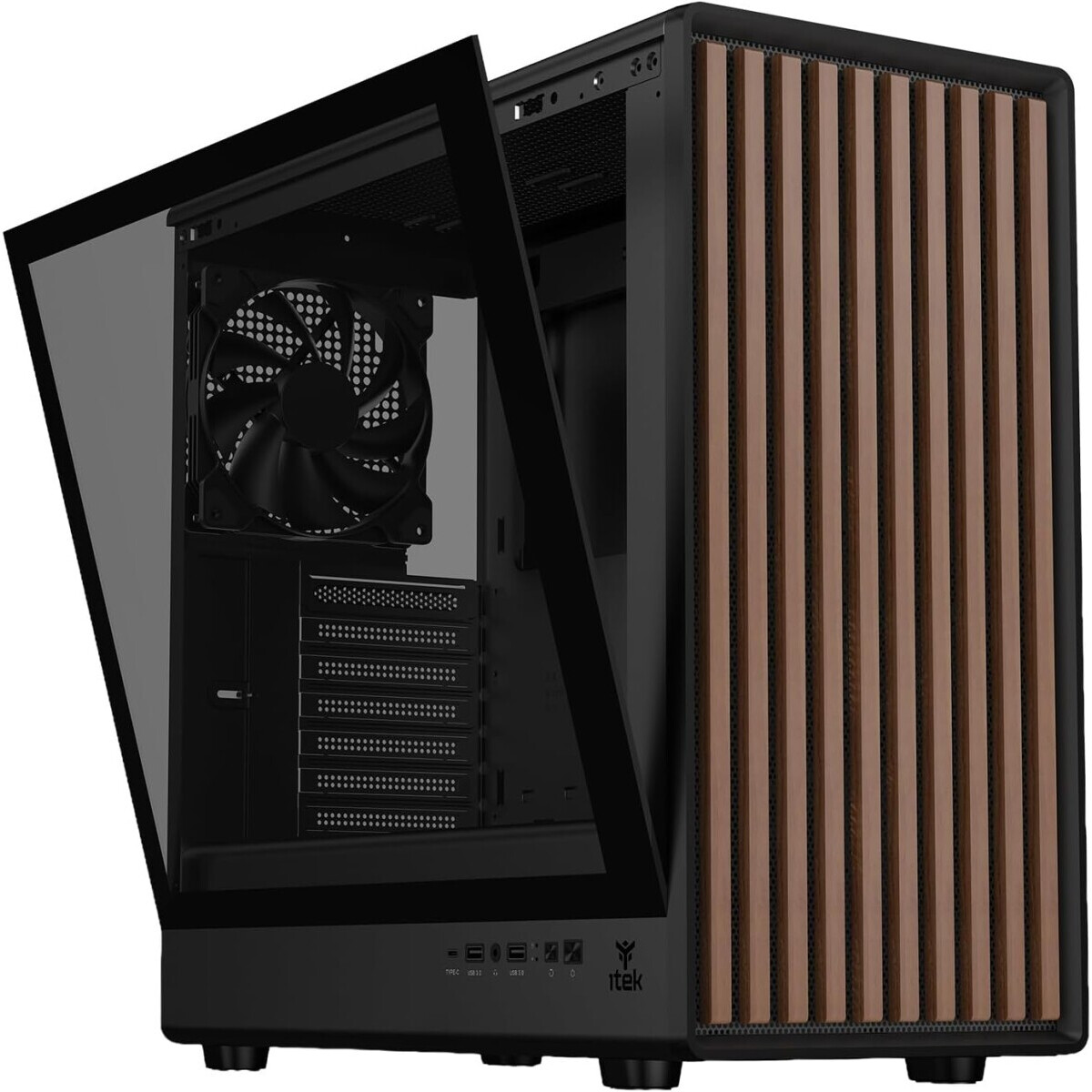 Boîtier iTek WOODY W2B Black - ITGCAWOW2B - photo 6