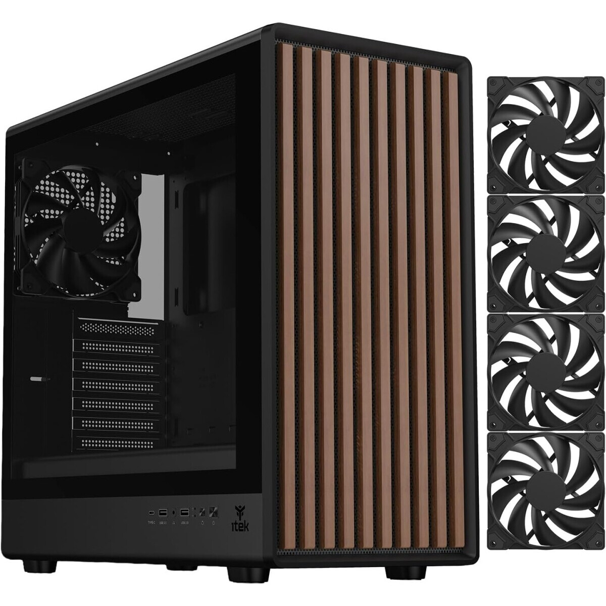 Boîtier iTek WOODY W2B Black - ITGCAWOW2B - photo 8