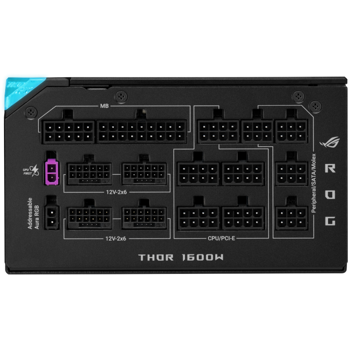 Power Supply 1600W ASUS ROG THOR Titanium III EVO (ROG-THOR-1600T3-GAMING-EVO) - 90YE00VB-B0NA00 - photo 5