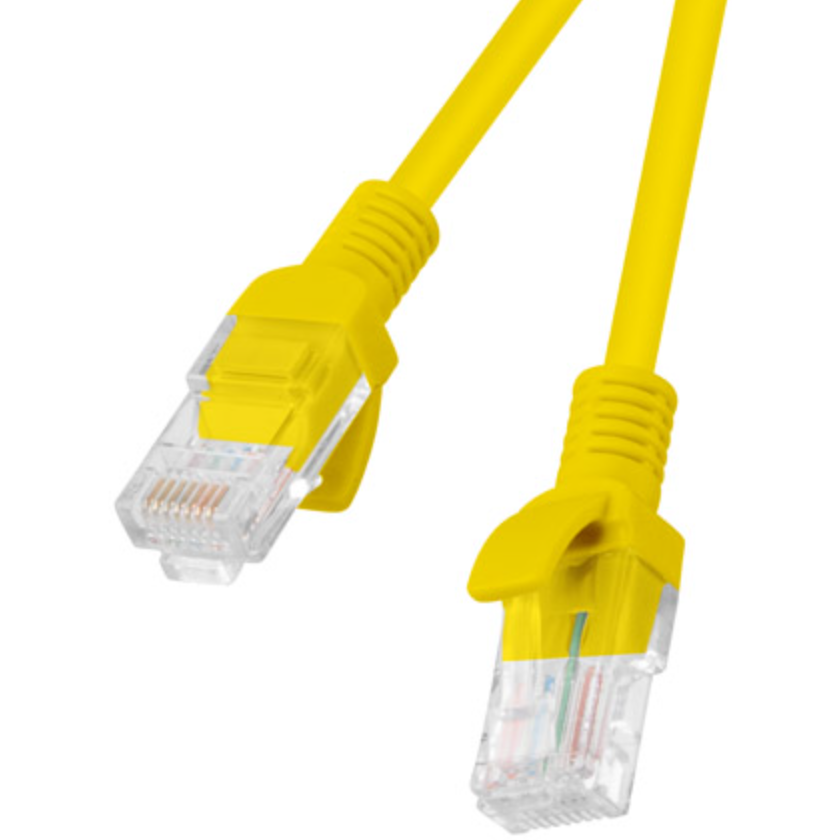 Cordon de connexion Lanberg PCU6-10CC-0050-Y, 0.5m