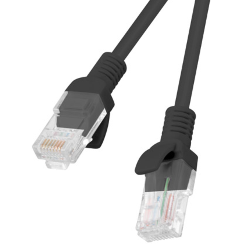 Câble de raccordement Lanberg PCU5-10CC-0050-BK, 0.5m