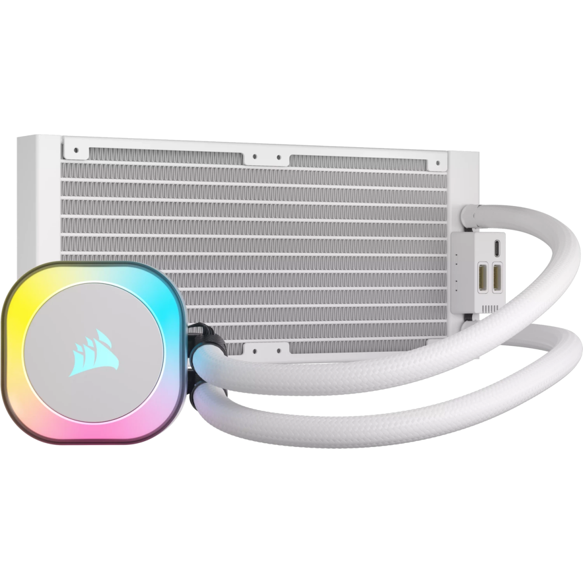 Liquid cooling system Corsair iCUE LINK H100i RGB White (CW-9061005-WW) - photo 4