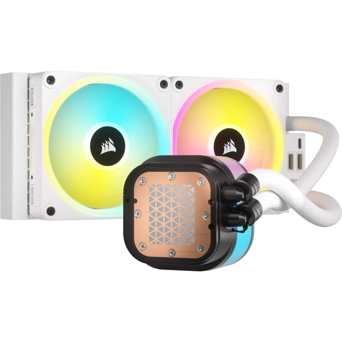 Liquid cooling system Corsair iCUE LINK H100i RGB White (CW-9061005-WW) - photo 6