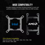 Liquid cooling system Corsair iCUE LINK H100i RGB White (CW-9061005-WW)