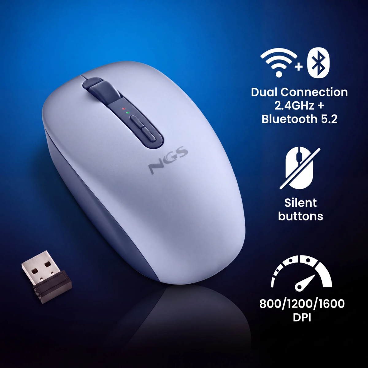 Mouse NGS Fog Dual Blue - FOGDUALBLUE - photo 7