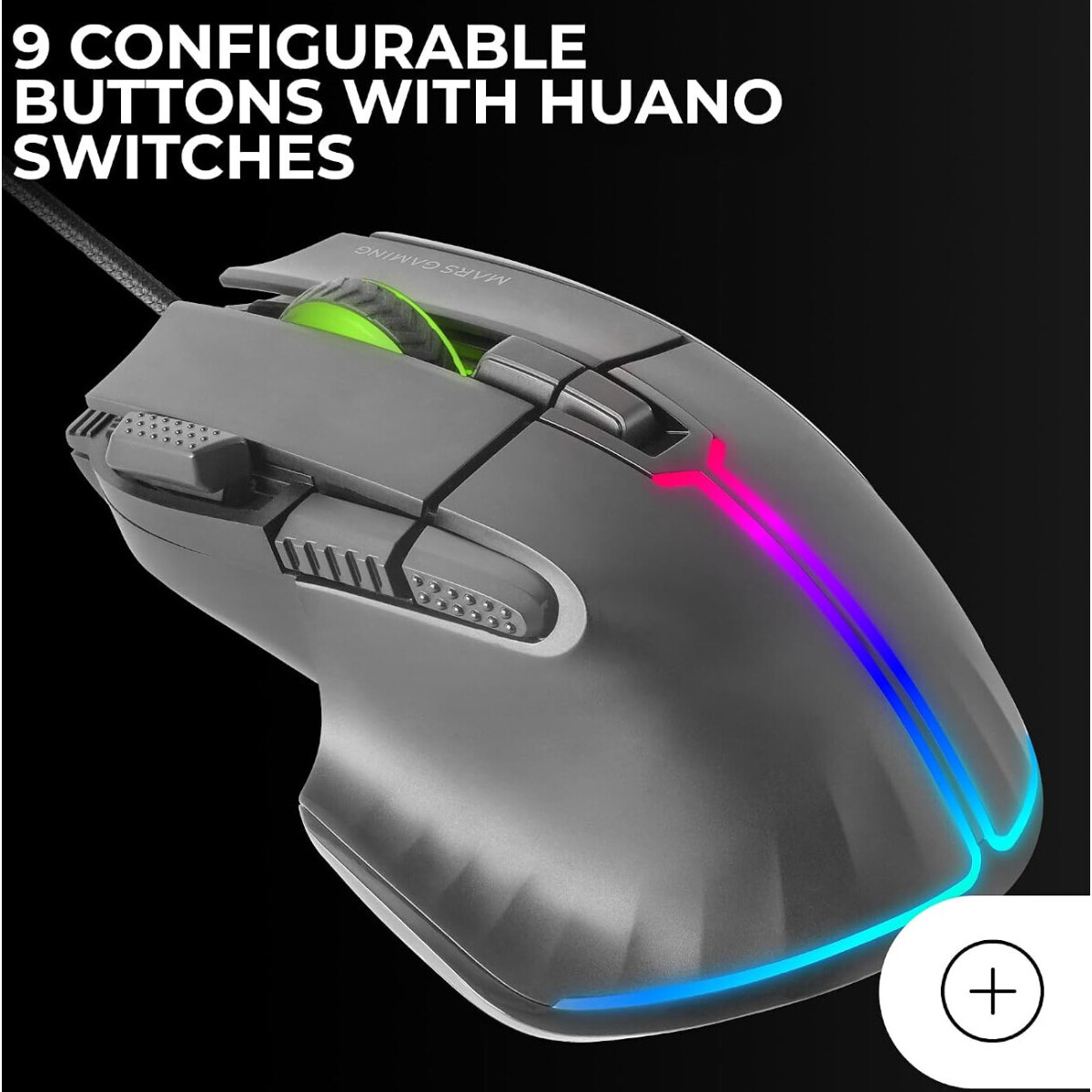 souris Mars Gaming MM-XT RGB Black - MMXT - photo 3