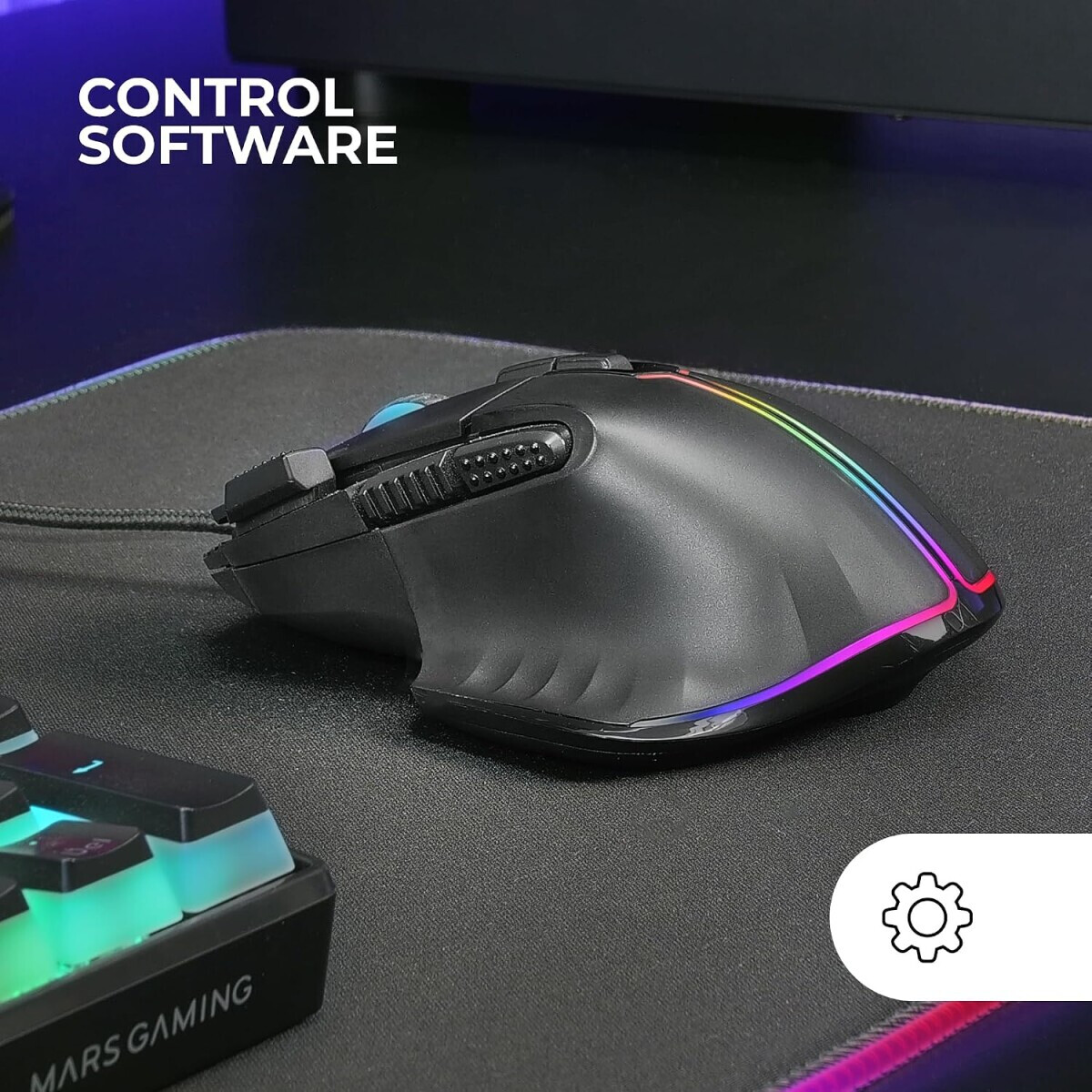 souris Mars Gaming MM-XT RGB Black - MMXT - photo 4