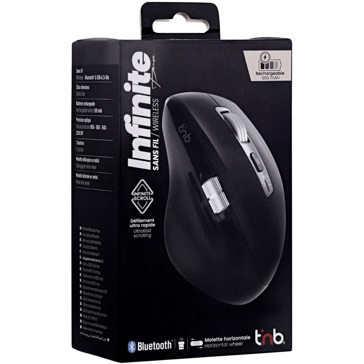 Souris T'nB Infinite Pro Black - MWINFINITEPRO - photo 3