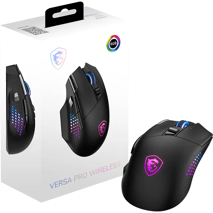 Mouse MSI VERSA PRO W Black - S12-4301370-CLA - photo 5