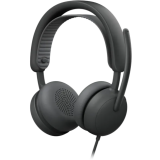 Headset Logitech Zone Wired 2 For Business Graphite (981-001615)