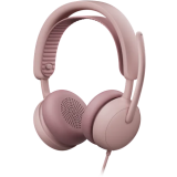 Headset Logitech Zone Wired 2 For Business Rose (981-001616)