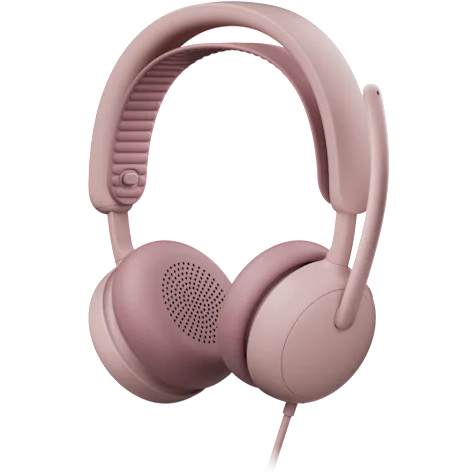 Headset Logitech Zone Wired 2 For Business Rose (981-001616)