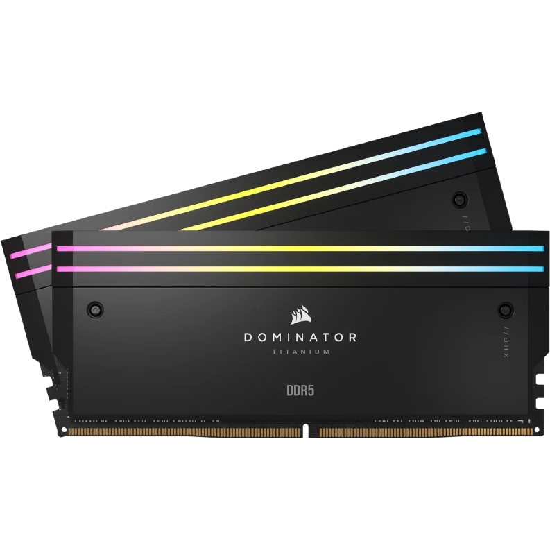 Mémoire vive 32GB DDR5 6400MHz Corsair Dominator Titanium RGB (CMP32GX5M2B6400C32) (2x16GB KIT) - photo 2